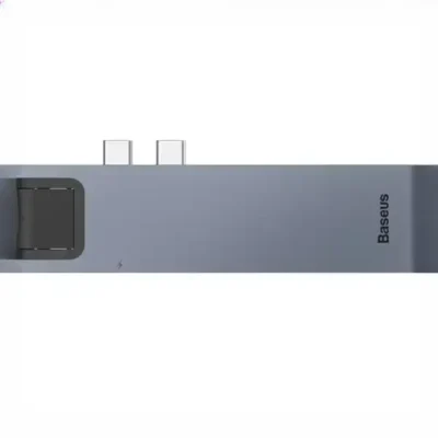 هاب تایپ سی 7 پورت مک بوک بیسوس Baseus Tunderbolt C+Pro Hub CAHUB-L0G 10