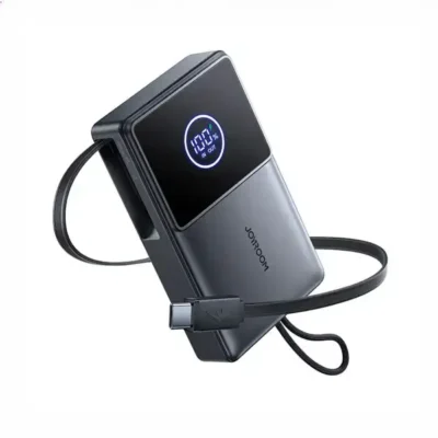 پاوربانک 10000 با کابل جمع شونده 22.5 وات جویروم JOYROOM JR-PR1 Retractable Power Bank