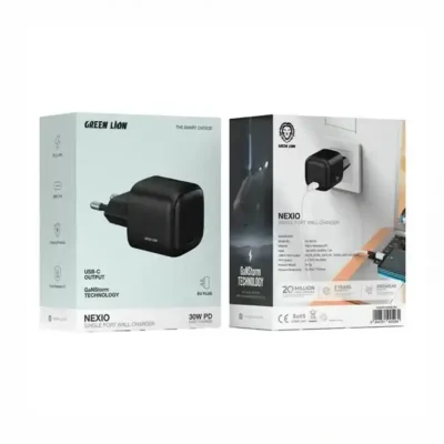 آداپتور شارژ 20 وات با کابل گرین لاین Green Lion Nexio GNNXPD20WEUBK 3