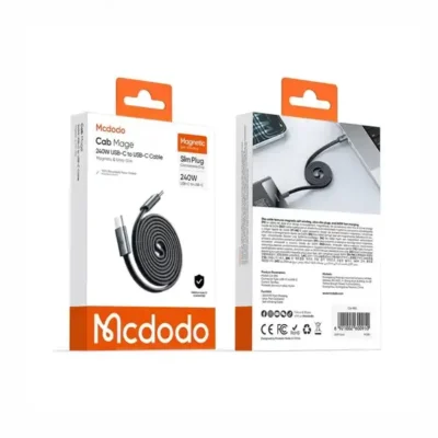 کابل دو سر تایپ سی با بدنه مگنتی 240 وات مک دودو Mcdodo Cab Mage Cable CA-9900 3