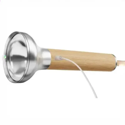 چراغ قوه شارژی چوبی پرودو Porodo Birch 300 Wooden LED Flashlight PDA90502WD 4