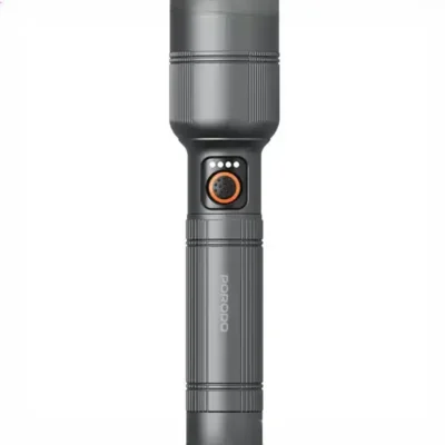 چراغ قوه 2600 لومن شارژی پرودو Porodo Lumalite Flashlight PDFL9972GY 3