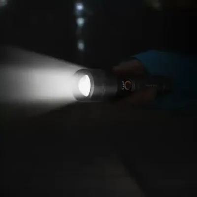 چراغ قوه 2600 لومن شارژی پرودو Porodo Lumalite Flashlight PDFL9972GY 5