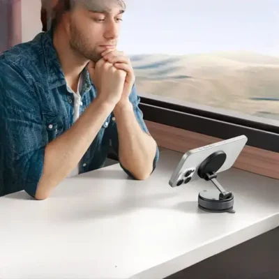 هولدر وکیومی مگنتی تاشو موبایل مک دودو MCDODO TB-8540 CarGO Car Phone Holder 6