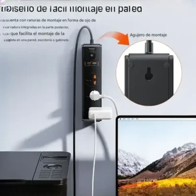 چند راهی برق 2500 وات جویروم JOYROOM 7-in-1 Versatile Power Strip JR-TE1 4