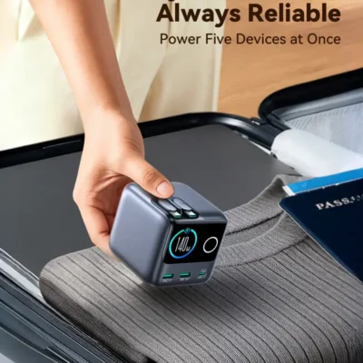 شارژر هوشمند رومیزی 140 وات با نمایشگر جویروم JOYROOM JR-TRD01 PODIX 140W 12