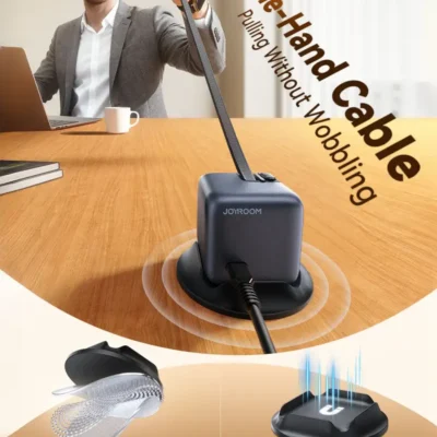 شارژر هوشمند رومیزی 140 وات با نمایشگر جویروم JOYROOM JR-TRD01 PODIX 140W 10