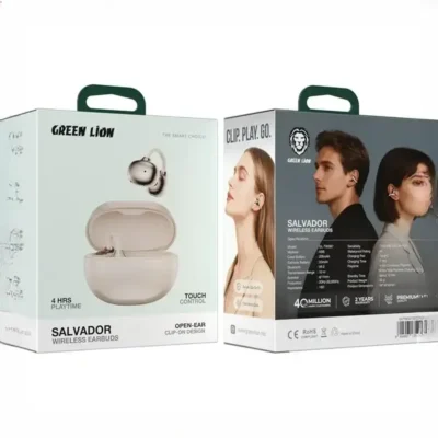 هندزفری بی‌سیم گرین لاین Green Lion Salvador Wireless Earbuds GNTWS87SBDGY 2