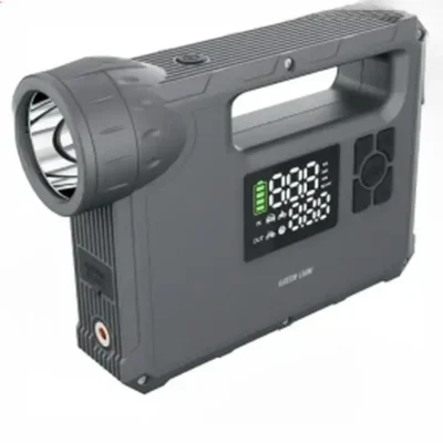 پمپ باد و جامپ استارتر گرین لاین مدل Green Lion JX-84 12V Jump Starter GNJUMSTJX84GY