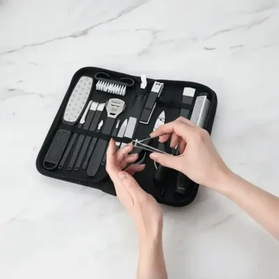 ست ۱۶ کاره مانیکور و پدیکور ناخن‌ پرودو Porodo Manicure & PedicureSet PDLFST8010BK 4