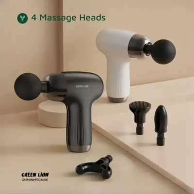 ماساژور تفنگی 6 سرعته گرین لاین Green Lion Mini Massage Gun 6 Speed Levels GNMINMSGNBK 2