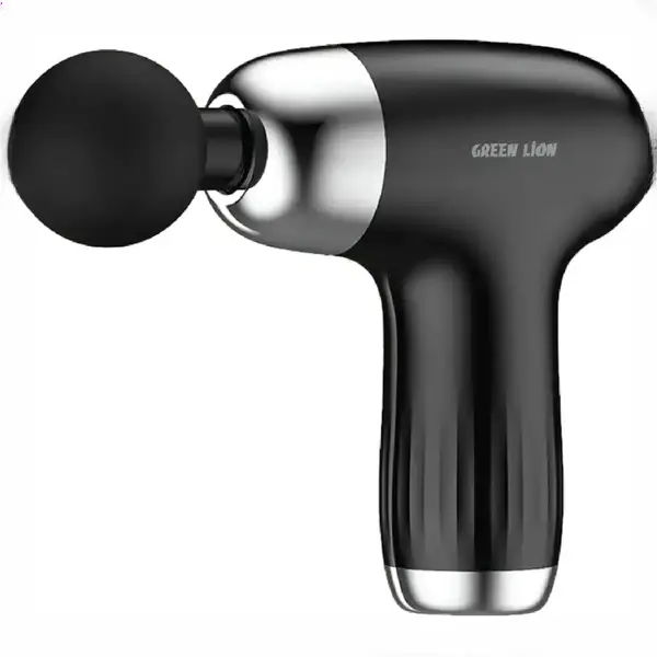 ماساژور تفنگی 6 سرعته گرین لاین Green Lion Mini Massage Gun 6 Speed Levels GNMINMSGNBK