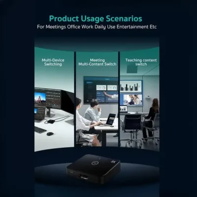 تبدیل و سوییچر 2به1 HDMI کوتسی Coteci HDMI Switcher Adapter OF-036 6