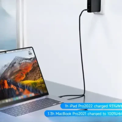 کابل دو سر تایپ سی تاندربولت کوتسی Coteci Thunderbolt Coaxial Cable 2.0m OF-065 4