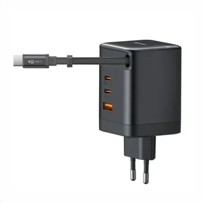 آداپتور شارژ 4پورت 100W مکدودو با کابل جمع شونده Mcdodo GaN Charger 100W ch-847 4