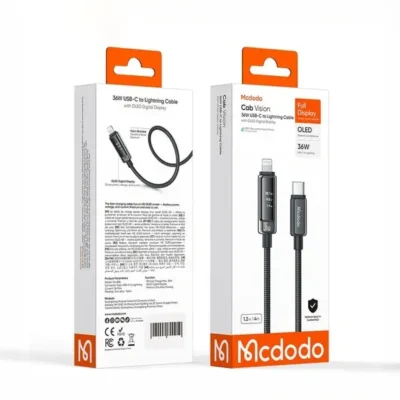 کابل شارژ تایپ سی به لایتینینگ 36W مک دودو Mcdodo Cab Vision 36W 1.2m CA-8880 7