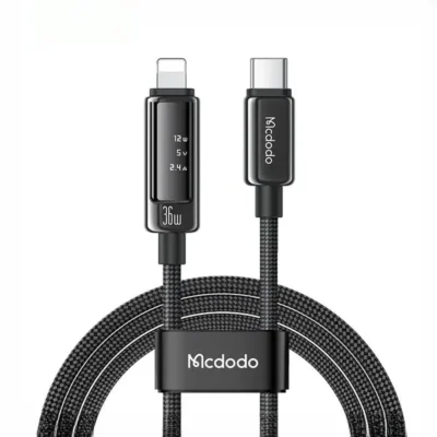 کابل شارژ تایپ سی به لایتینینگ 36W مک دودو Mcdodo Cab Vision 36W 1.2m CA-8880 8