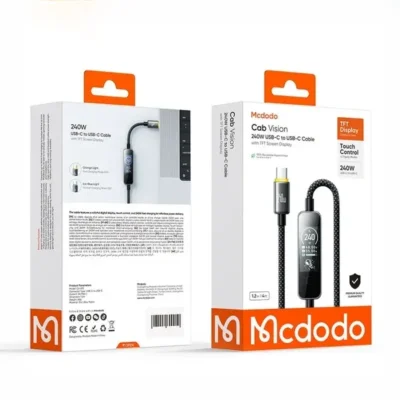 کابل شارژ دو سر تایپ سی 240W مک دودو Mcdodo Cab Vision 240W 1.2m CA-8750 2