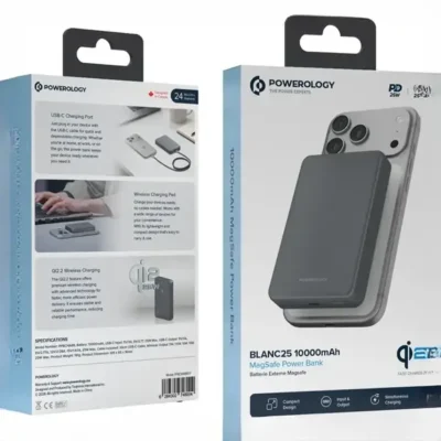 پاور بانک 10000 مگ سیف دار پاورولوژی Powerology Blanc25 MagSafe PPBCHA88 3