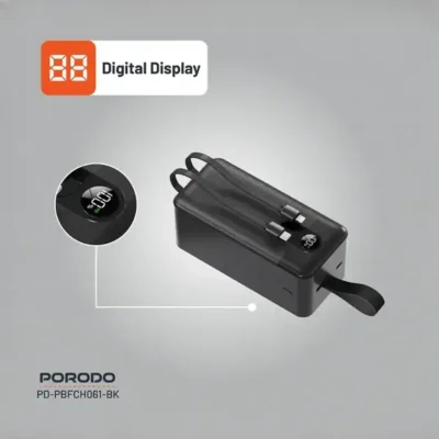 پاوربانک 50000 به همراه کابل متصل پرودو Porodo 50000mAh Power Bank PDPBFCH061 5