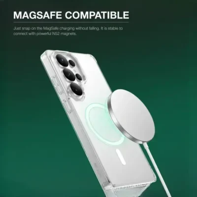 قاب مگ سیف S26 Ultra گرین لاین Green Lion MagSafe Crystal Clear Case GNMGCRS26U 2