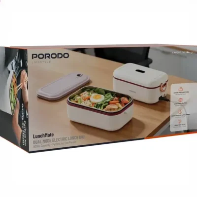 ظرف غذای برقی دوحالته پرودو Porodo Electric Lunch Box PDLFSTL0376