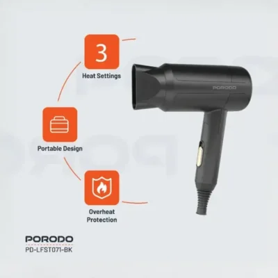 سشوار تاشو پرودو Porodo Lifestyle Foldable Hair Dryer PD-LFST071 2