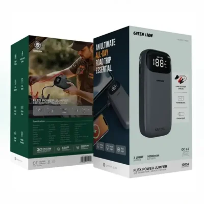 جامپ استارتر و پاوربانک گرین لاین Green Lion Jumper and Power Bank GNFLXJUMP10GY 2