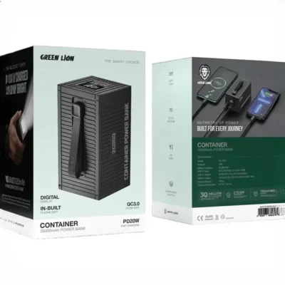 پاوربانک 20000 گرین لاین Green Lion Container Power Bank GNCOTPXPB20BK 2