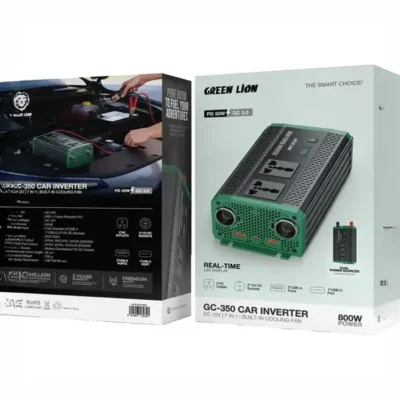 اینورتر 800 وات گرین لاین Green Lion GC-350 Car Inverter GNGC350CRINBK 2