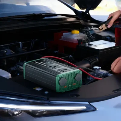 اینورتر 800 وات گرین لاین Green Lion GC-350 Car Inverter GNGC350CRINBK 4