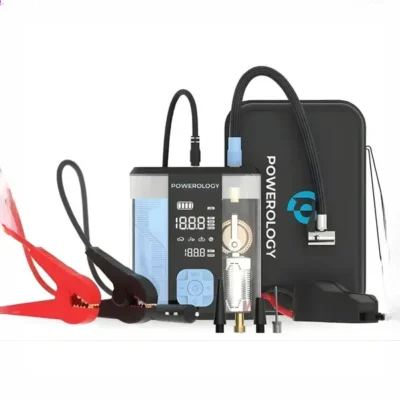 جامپ استارت و پمپ باد پاورولوژی Powerology 3-In-1 Jump Starter & Tire Inflator PPBCHA96BKBU
