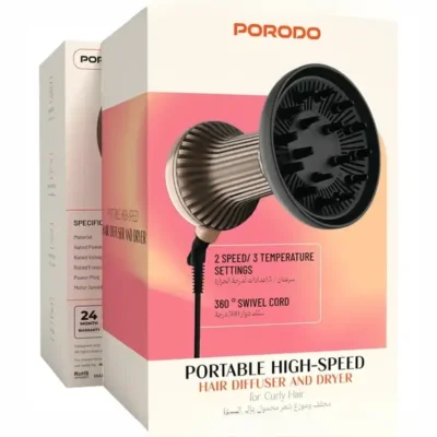 سشوار و حالت دهنده مو پرودو Porodo Hair Diffuser and Dryer PDLFST593BKGD 5