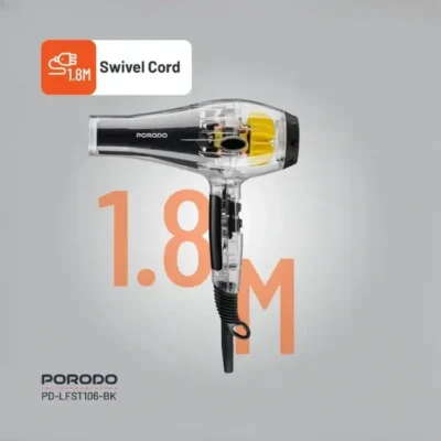 سشوار پرودو Porodo Crystal Shell Hair Drye PD-LFST106-BK 5