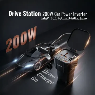 اینورتر برق خودرو پرودو Porodo 200W Car Inverter PDCI103BK 2