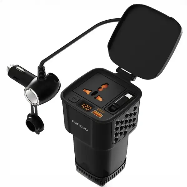 اینورتر برق خودرو پرودو Porodo 200W Car Inverter PDCI103BK
