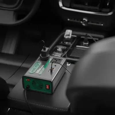 اینورتر خودرو گرین لاین Green Lion GC-300 Car Inverter GNGC300PINBK 3