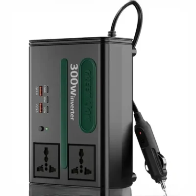 اینورتر خودرو گرین لاین Green Lion GC-300 Car Inverter GNGC300PINBK