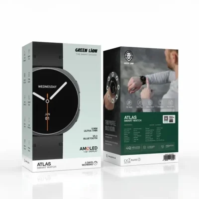 ساعت هوشمند گرین لاین Green Lion Atlas Smart Watch GNATLSWA63BK 3