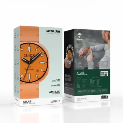 ساعت هوشمند گرین لاین Green Lion Atlas Smart Watch GNATLSWA63BK 4