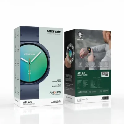 ساعت هوشمند گرین لاین Green Lion Atlas Smart Watch GNATLSWA63BK 5