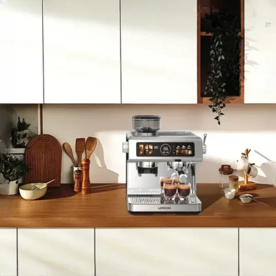 دستگاه قهوه ساز نیمه اتوماتیک با پنل کنترل لمسی لپرسو Lepresso Deliziosa Coffee Machine LPCFFSCM0098SL 3