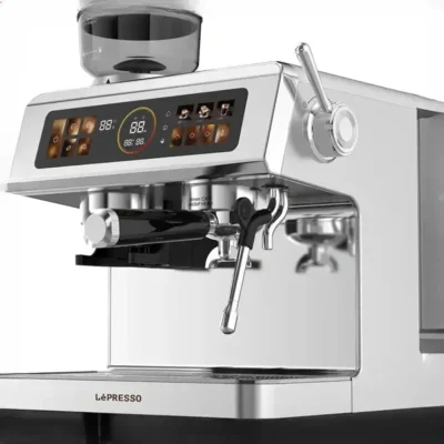 دستگاه قهوه ساز نیمه اتوماتیک با پنل کنترل لمسی لپرسو Lepresso Deliziosa Coffee Machine LPCFFSCM0098SL 4