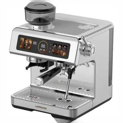دستگاه قهوه ساز نیمه اتوماتیک با پنل کنترل لمسی لپرسو Lepresso Deliziosa Coffee Machine LPCFFSCM0098SL 5