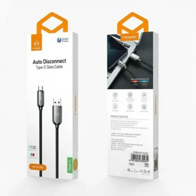 کابل شارژ سریع تایپ‌سی 1 متری مک‌دودو Mcdodo Quick Charge Auto Power-Off Data Cable CA-6190 2