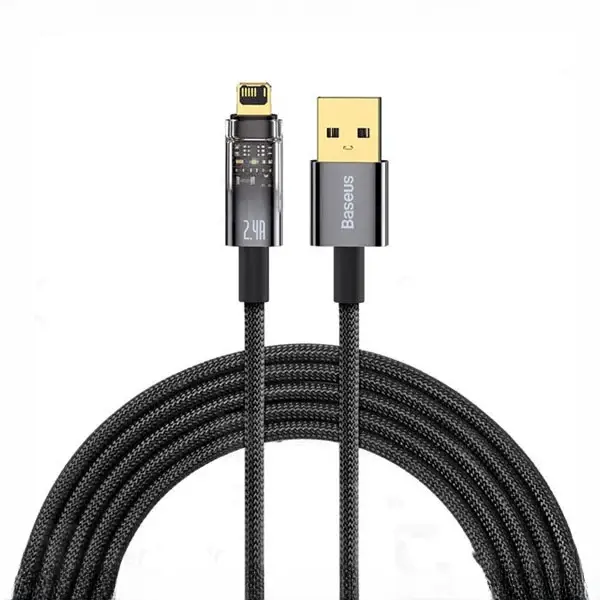 کابل لایتنینگ هوشمند بیسوس 2 متر Baseus CATS000501 Explorer