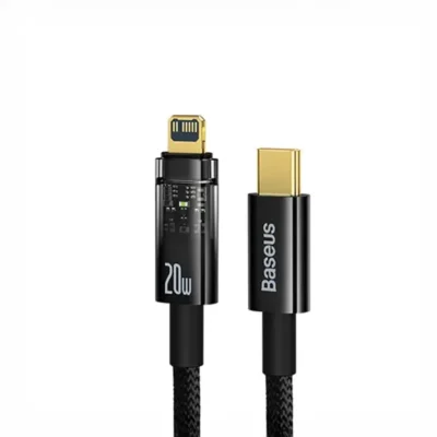 کابل لایتنینگ به تایپ سی هوشمند بیسوس 1 متر Baseus PD CATS000001 Explorer