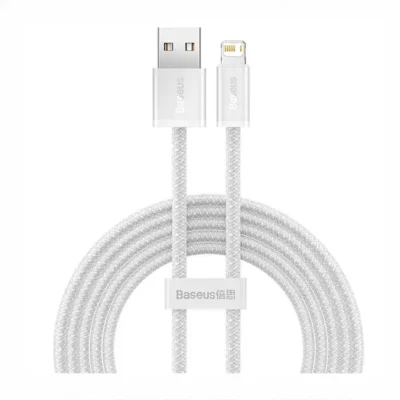 کابل لایتنینگ فست شارژ بیسوس BASEUS CABLE DYNAMIC SERIES FOR LIGHTNING 2.4A 2M CALD000502 2