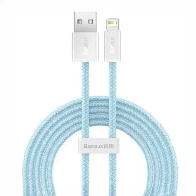 کابل لایتنینگ فست شارژ بیسوس BASEUS CABLE DYNAMIC SERIES FOR LIGHTNING 2.4A 2M CALD000502 3