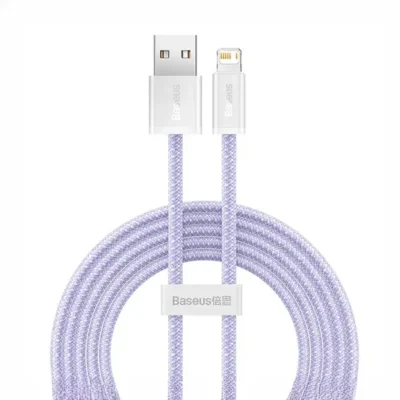کابل لایتنینگ فست شارژ بیسوس BASEUS CABLE DYNAMIC SERIES FOR LIGHTNING 2.4A 2M CALD000502